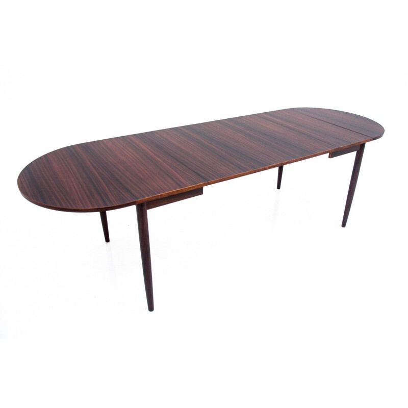 Vintage Deense rozenhouten tafel, 1960