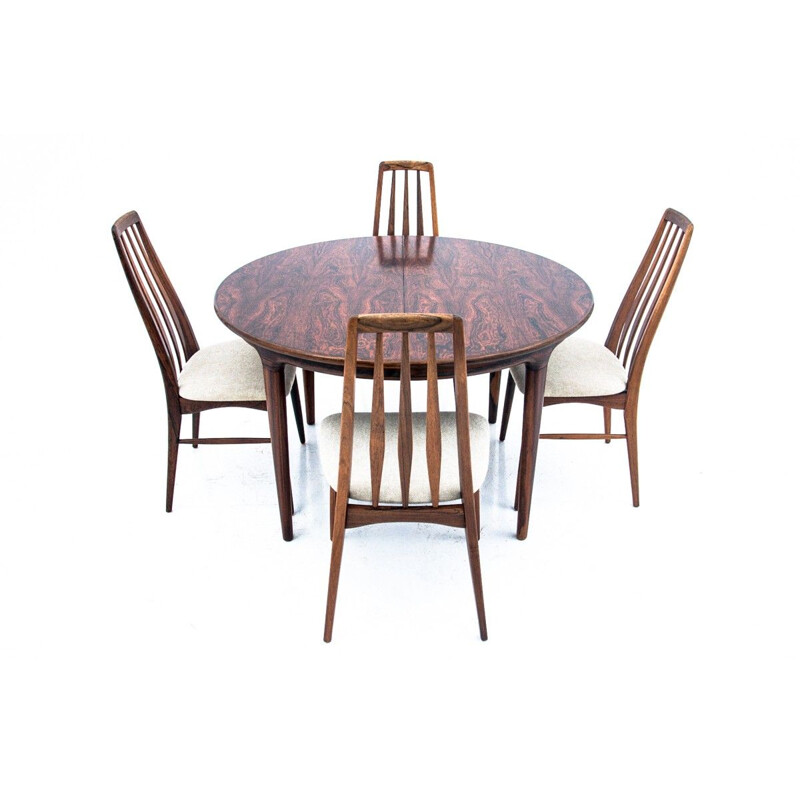 Vintage dining set by Niels Koefoed, Denmark 1960s