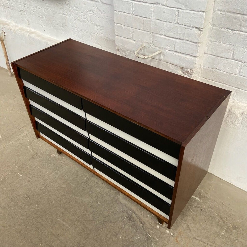 Vintage chest of drawers U-453 by Jiří Jiroutek for Interiér Praha, 1960s