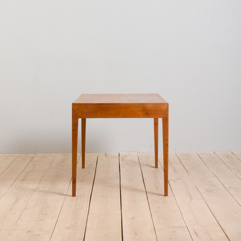 Teak vintage desk by Severin Hansen for Haslev Denmark, 1960s