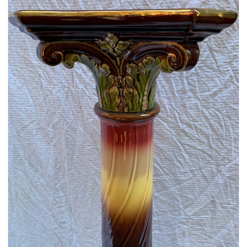 Vintage porcelain vase holder, Italy 1900