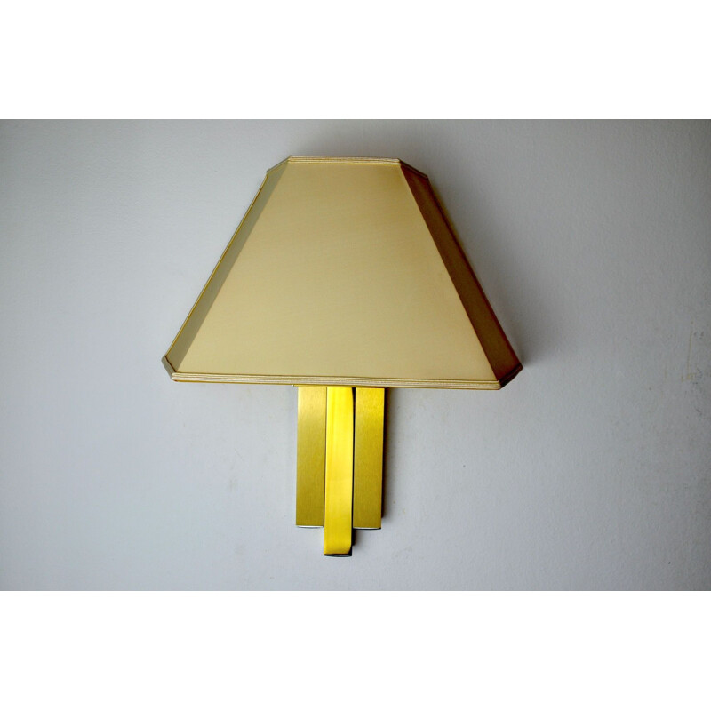 Vintage Hollywood Regency wandlamp van Lumica, Spanje 1970