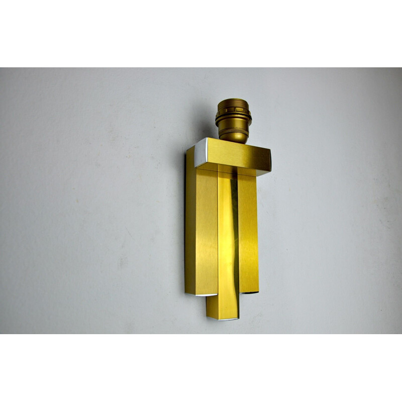 Vintage Hollywood Regency wall lamp by Lumica, Spain 1970