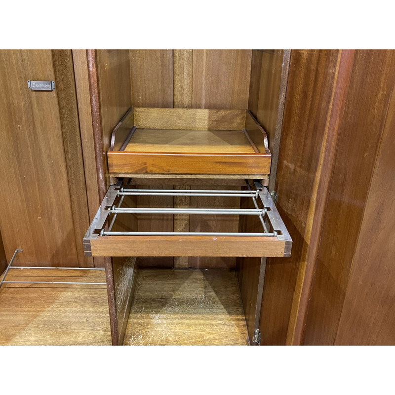 Vintage Art Deco cabinet in burr walnut