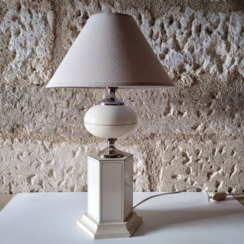 Lámpara de mesa vintage de Maison le Dauphin