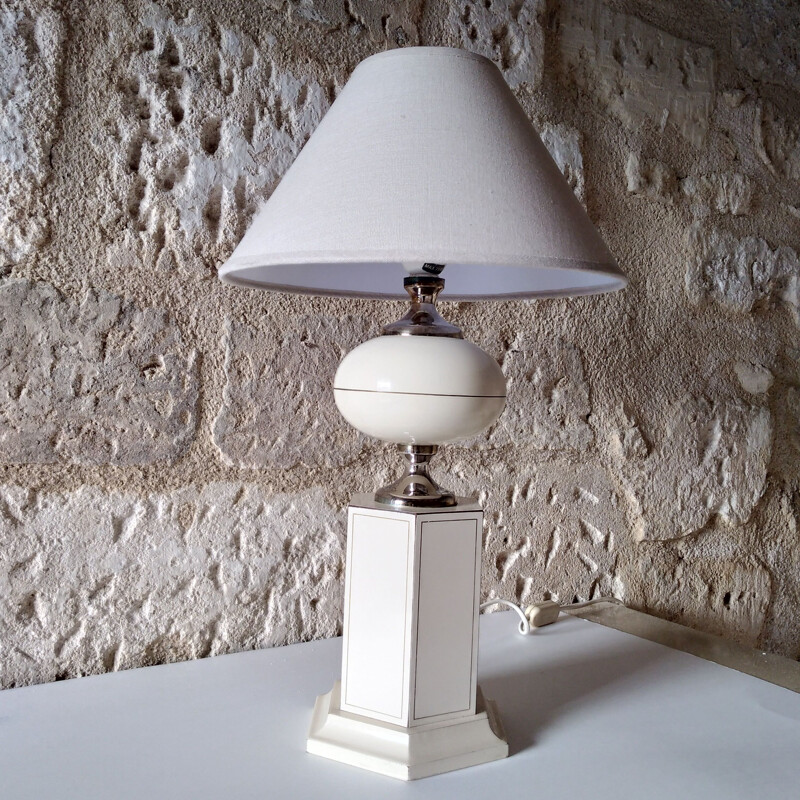 Vintage table lamp by Maison le Dauphin