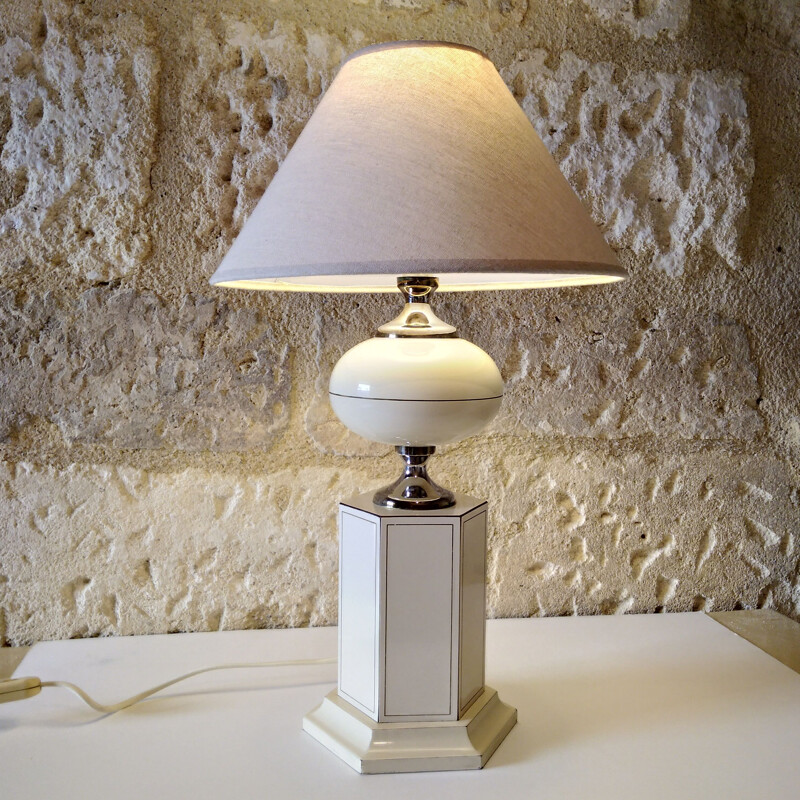 Lámpara de mesa vintage de Maison le Dauphin