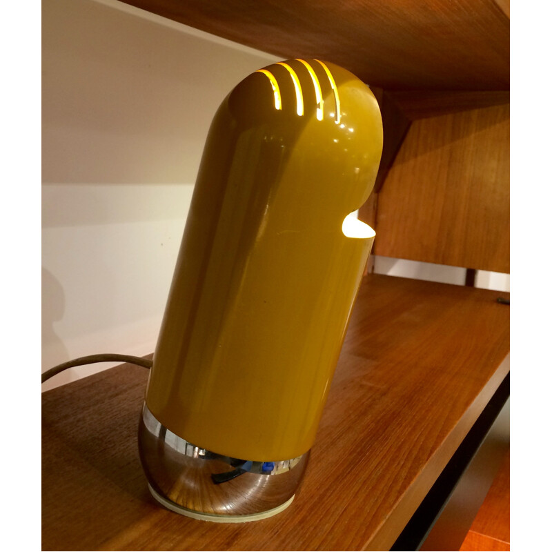 Archittetti "2294" lamp in yellow metal, MARTINI, FALCONI & FOIS - 1970s