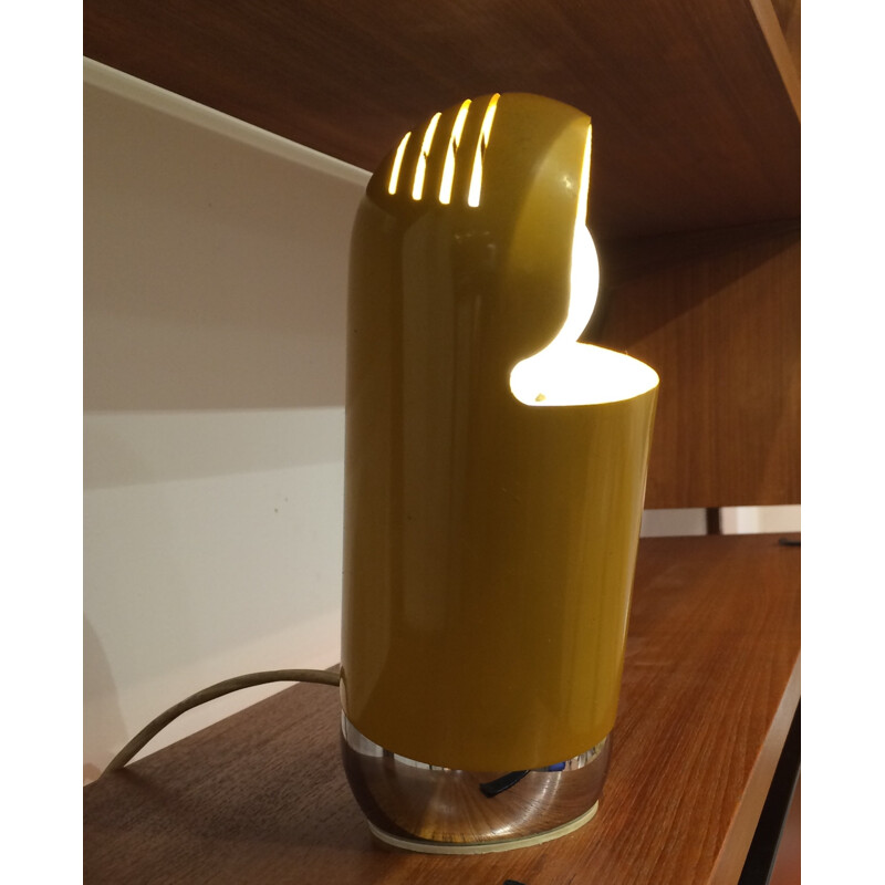 Archittetti "2294" lamp in yellow metal, MARTINI, FALCONI & FOIS - 1970s