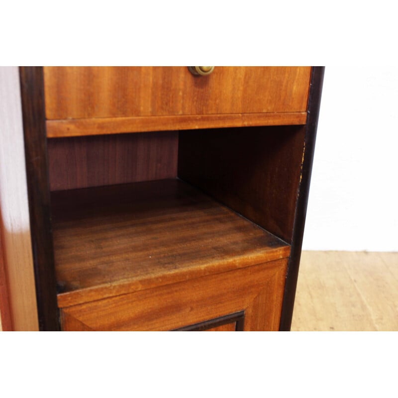 Vintage marble and wood shelf, 1970