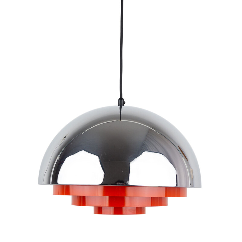 Vintage hanging lamp by Jo Hammerborg for Fog og Morup, Denmark 1970