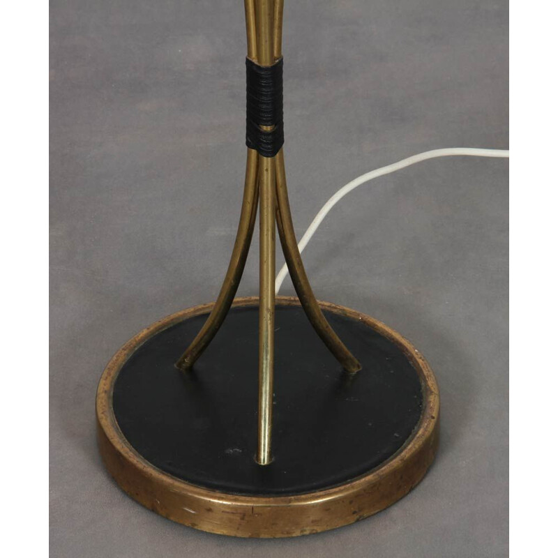 Vintage metal floor lamp, Czechoslovakia 1965