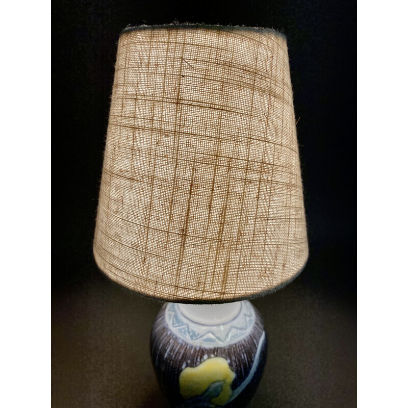 Lampe scandinave vintage en céramique, 1960