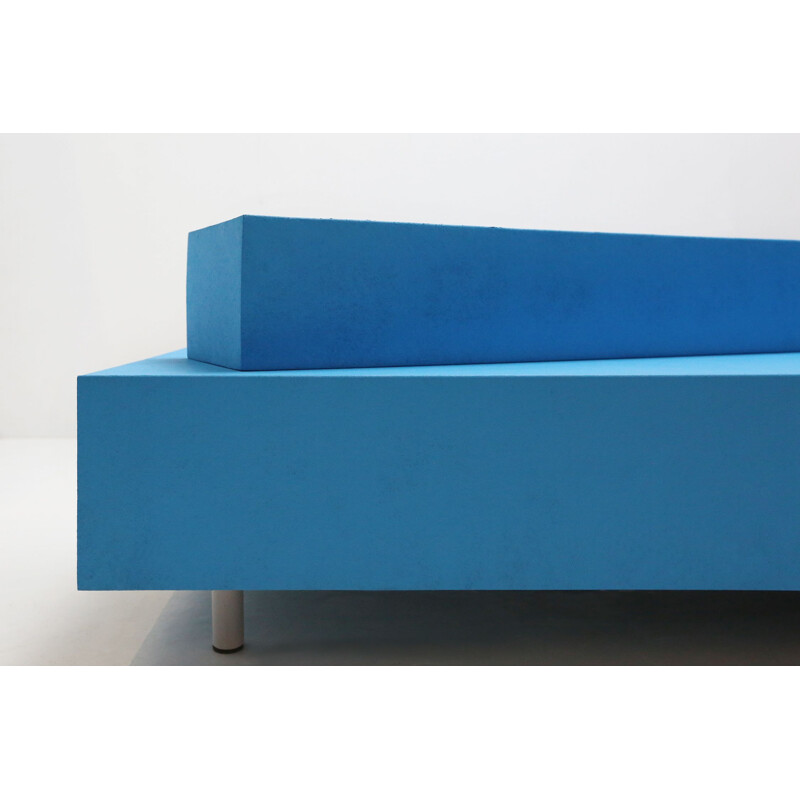 Vintage blue daybed by Maarten Van Severen for Edra