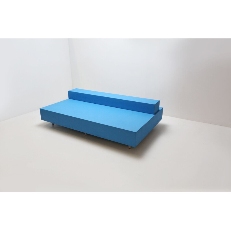 Vintage blue daybed by Maarten Van Severen for Edra