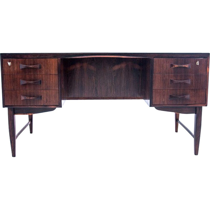 Vintage rosewood desk, Denmark 1960s