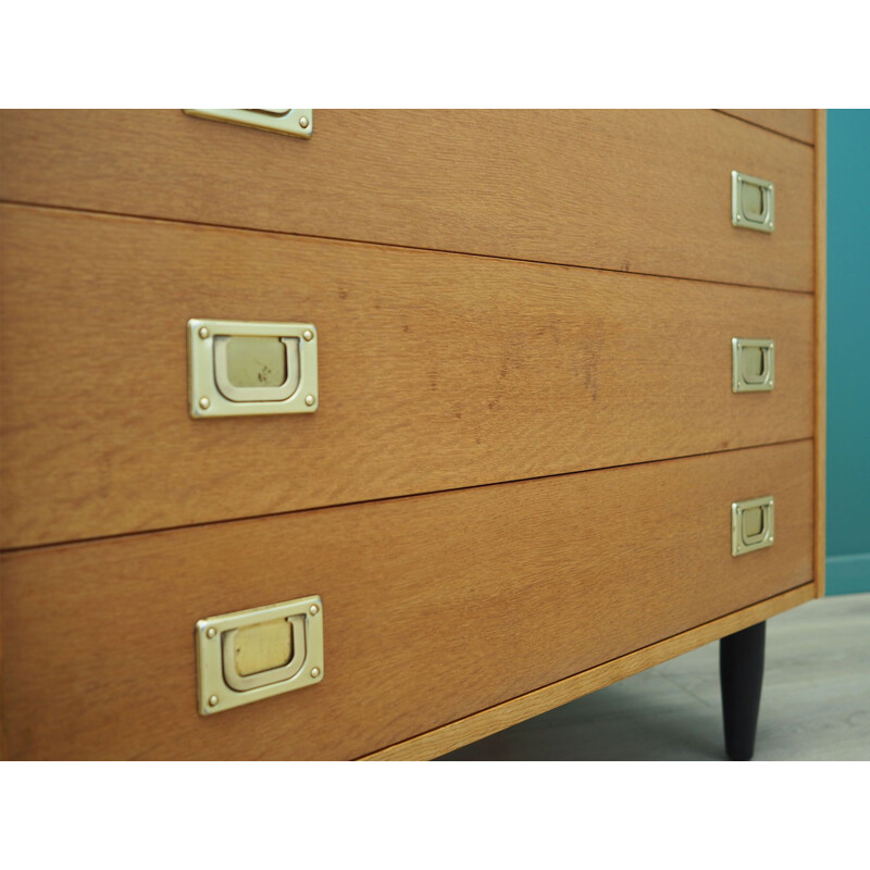 Vintage ash chest of drawers by Westergaards Møbelfabrik, 1970