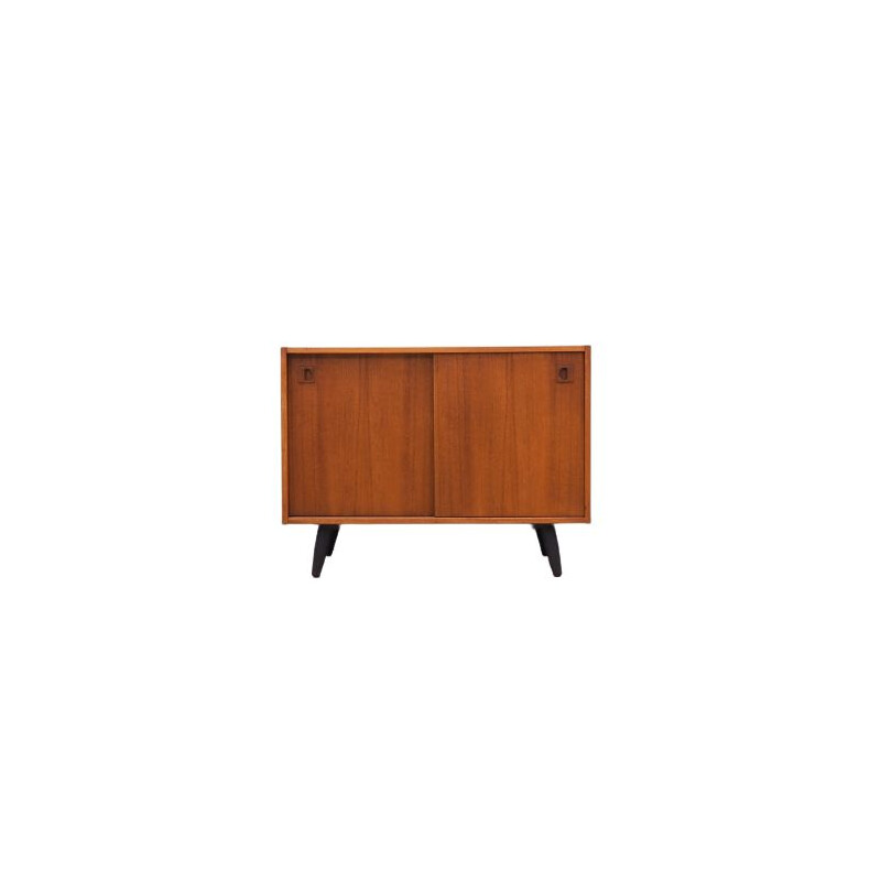 Teak vintage highboard, Denmark 1970s