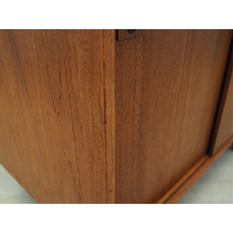 Teak vintage highboard, Denmark 1970s