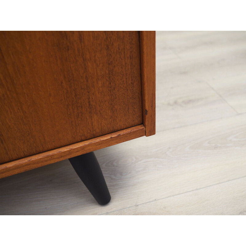 Teak vintage highboard, Denmark 1970s