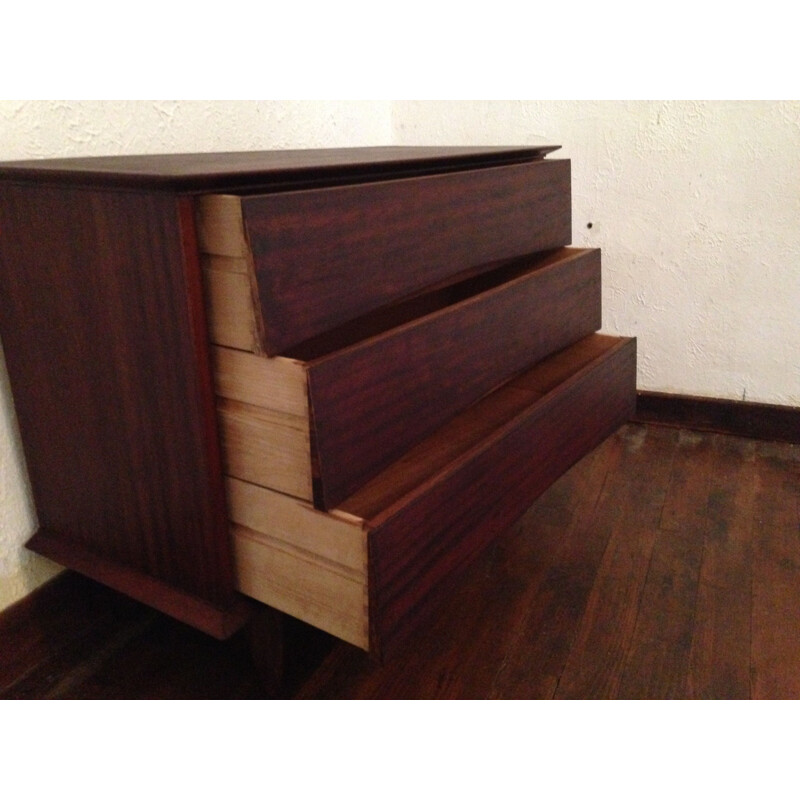 Vintage teak chest of drawers, 1950