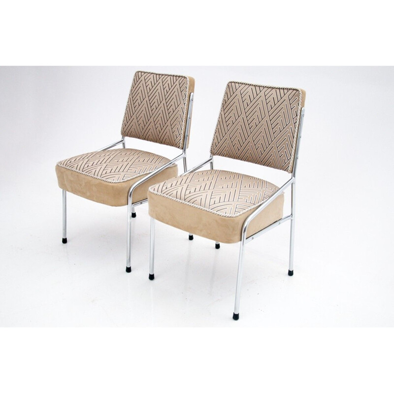 Paire de chaises vintage, Pologne 1970