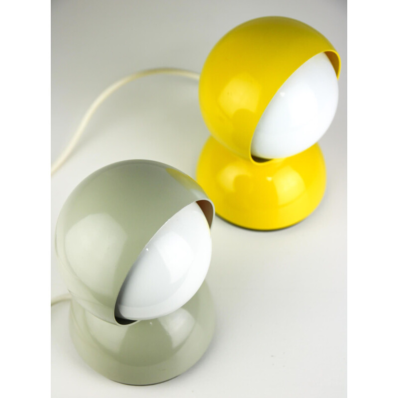 Paire de lampes de table vintage Eclisse de Vico Magistretti pour Artemide
