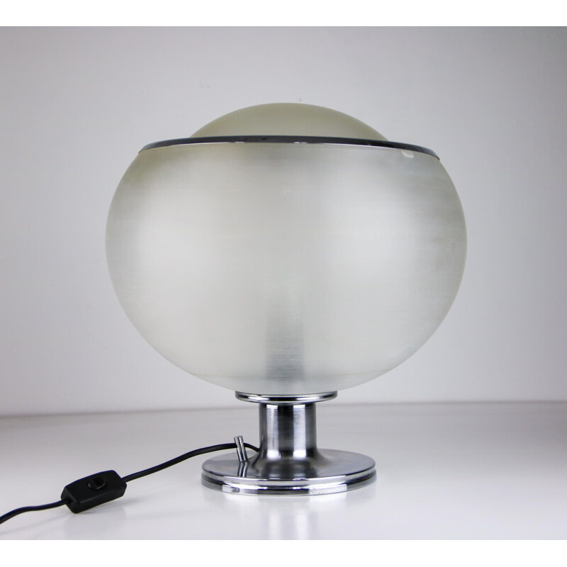 Vintage bud transparent table lamp by Harvey Guzzini