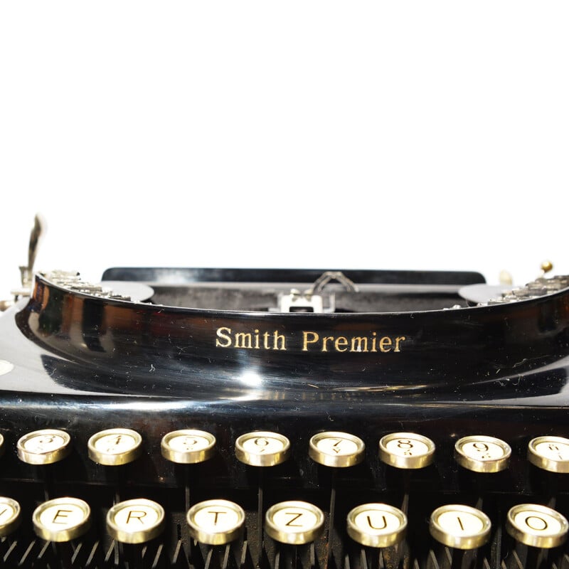 Macchina da scrivere portatile Smith Premier d'epoca, USA 1930