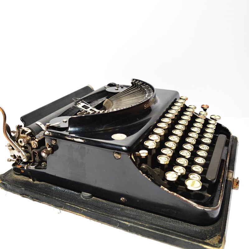 Tragbare Vintage-Schreibmaschine von Smith Premier, USA 1930