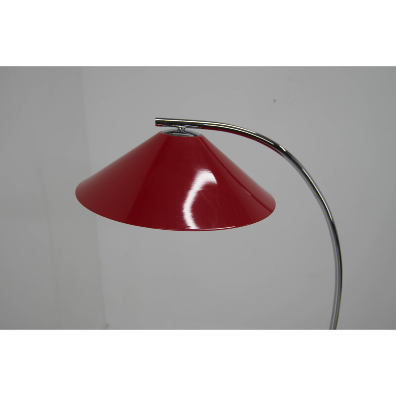 Vintage rode vloerlamp van Zukov, 1960