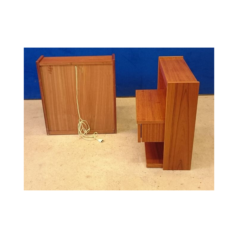 Pair of Scandinavian bedside tables - 1960s