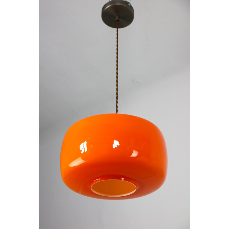 Vintage oranje hanglamp