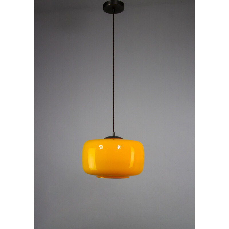 Vintage gele hanglamp