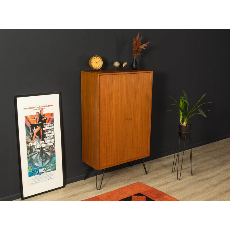 Vintage teak cabinet with two doors, Germany 1950s