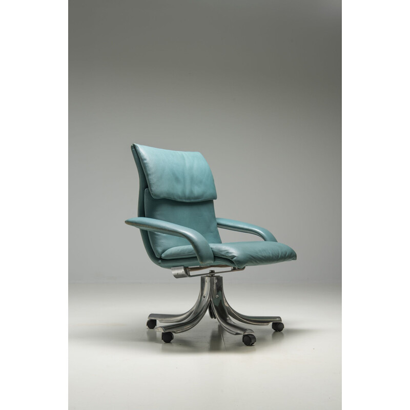 Vintage office chair "Onda" by Giovanni Offredi for Saporiti, 1970