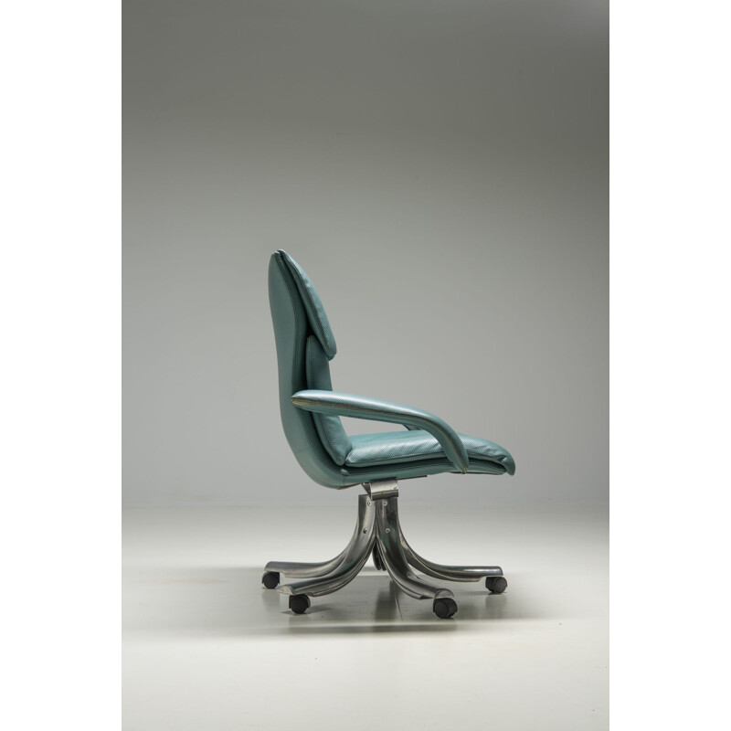 Vintage office chair "Onda" by Giovanni Offredi for Saporiti, 1970