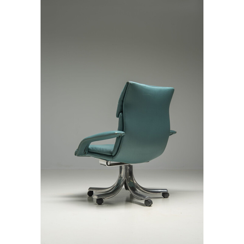 Vintage office chair "Onda" by Giovanni Offredi for Saporiti, 1970