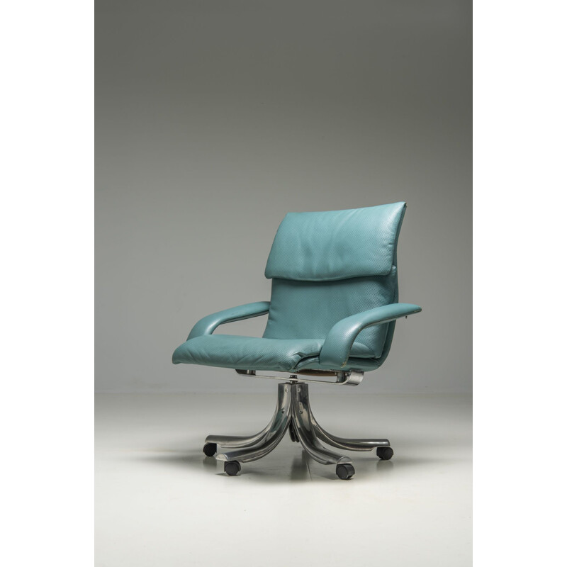 Vintage office chair "Onda" by Giovanni Offredi for Saporiti, 1970