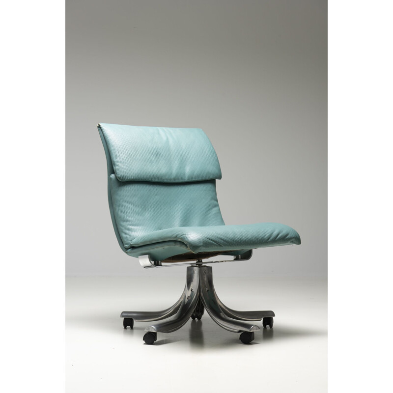 Vintage office chair "Onda" by Giovanni Offredi for Saporiti, 1970