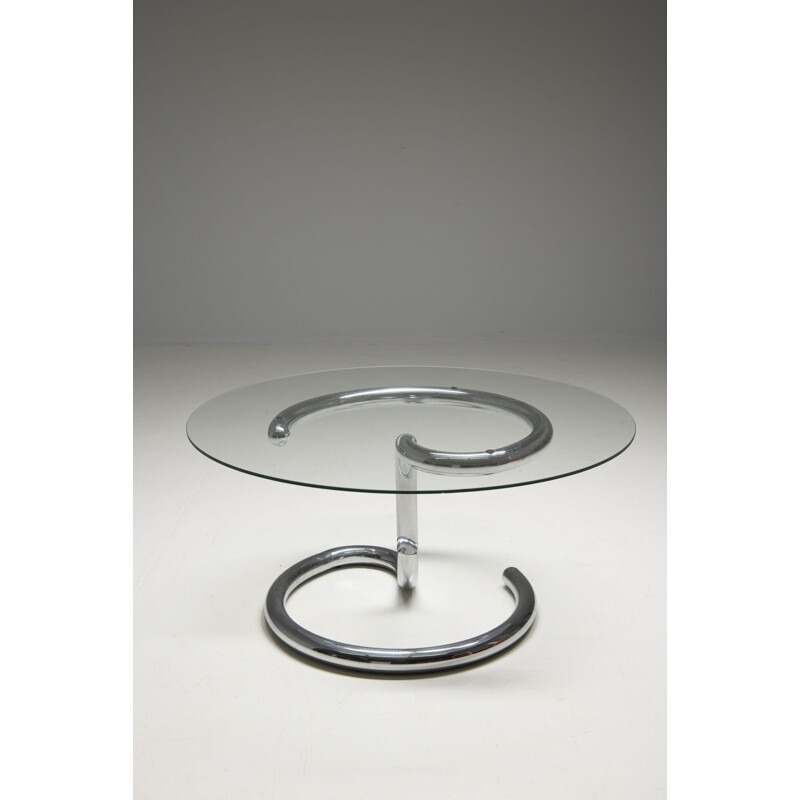 Vintage side table "Anaconda" by Paul Tuttle for Strässle, Switzerland 1960