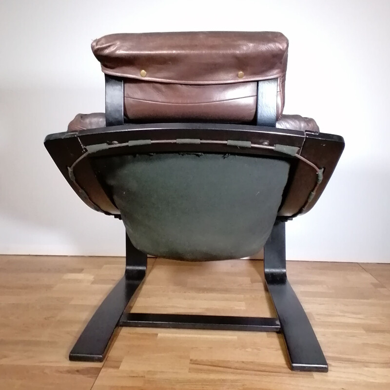 Paire de fauteuils vintage "Kroken" par Ake Fribyter pou Nelo Mobler, France