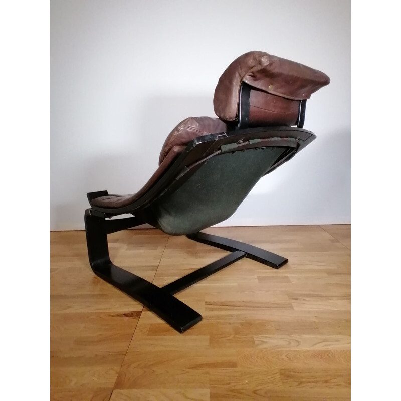 Paire de fauteuils vintage "Kroken" par Ake Fribyter pou Nelo Mobler, France