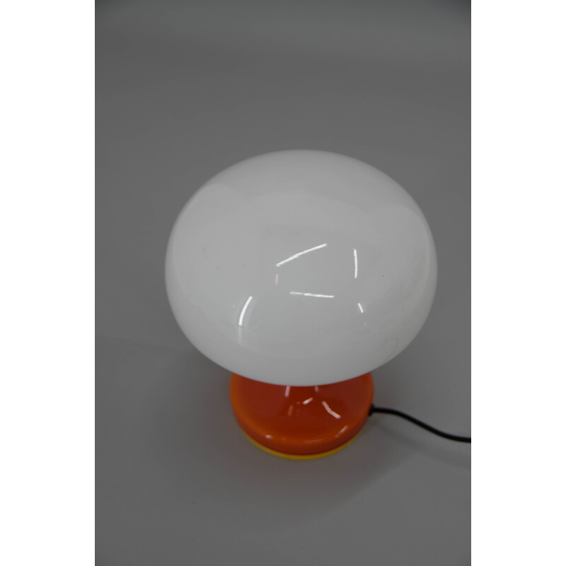 Vintage all glass table lamp by Valasske Mezirici, 1970s