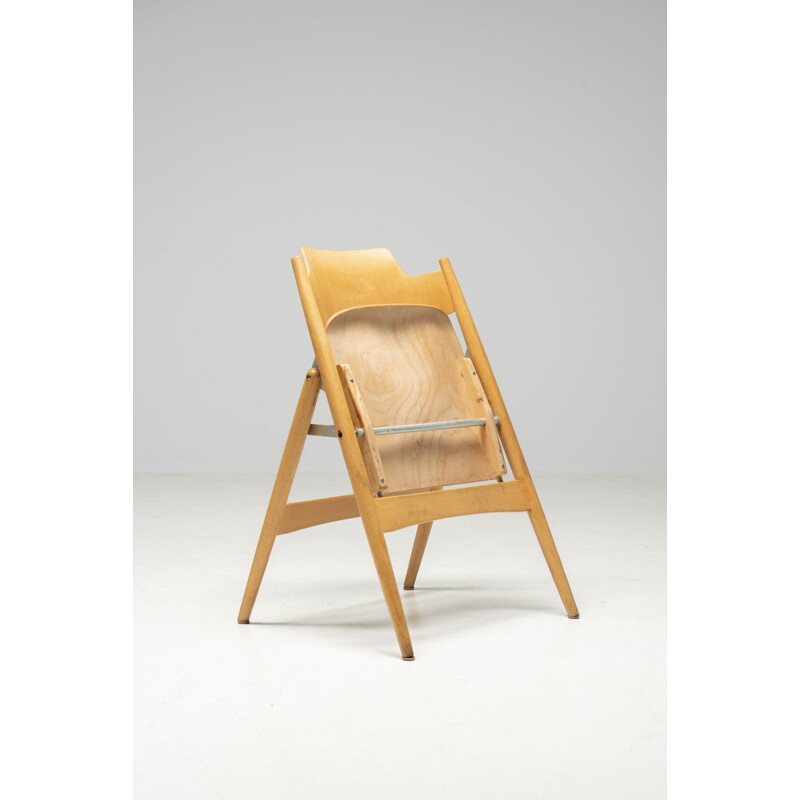 Lot de 6 chaises pliantes vintage Se18 par Egon Eiermann pour Wilde&Spieth, 1960