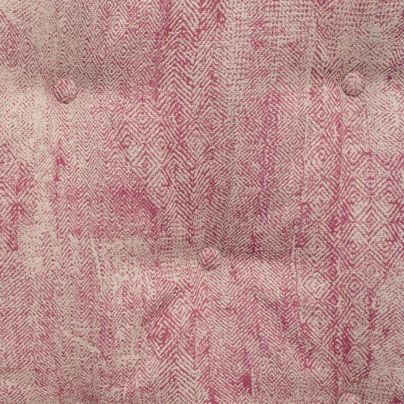 Fauteuil "Windsor" Ercol avec son ottoman en frêne et tissu rose, L. ERCOLANI - 1950