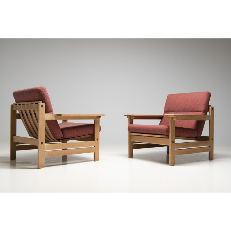 Pair of vintage armchairs by Kurt Østervig for Kp Mobler, 1960