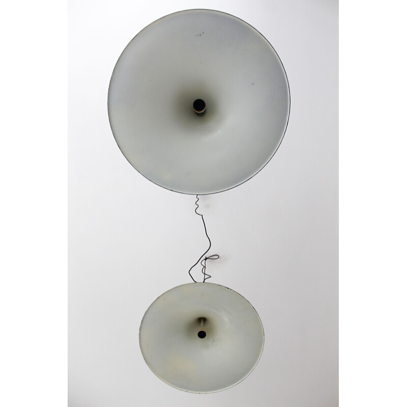 Pair of vintage pendant lamps by Goffredo Reggiani, Italy 1980s