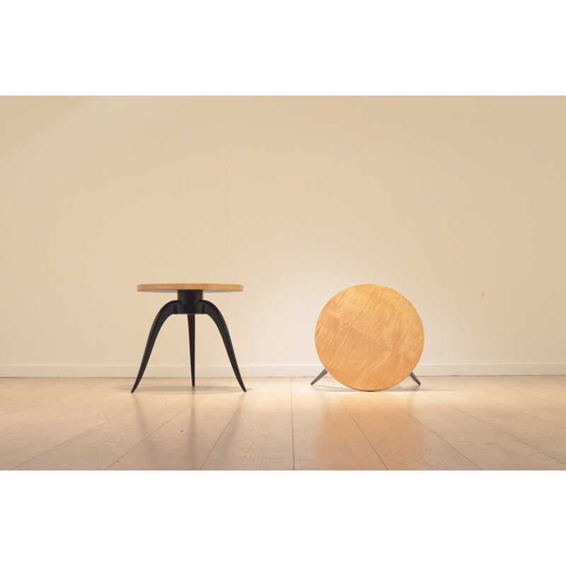 Pair of coffee tables in sycomore - 1930s 