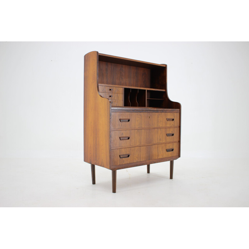 Danish vintage rosewood secretary, 1960s